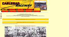 Desktop Screenshot of carlsbadraceway.org